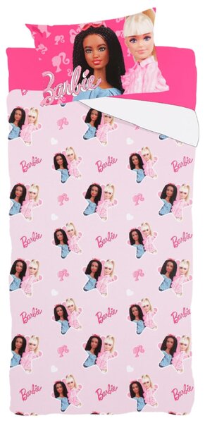 Lenzuola Barbie letto singolo in cotone