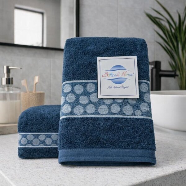 Set Asciugamani viso e ospite Botticelli Home Marechiaro