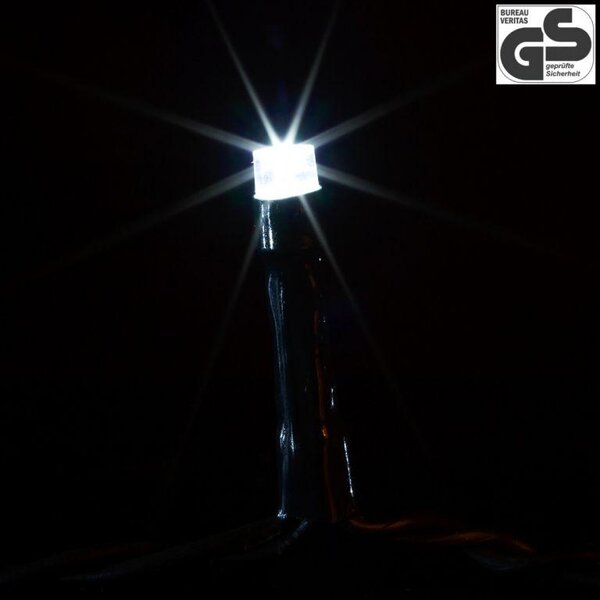 Catena di Natale VOLTRONIC 10 m, 100 LED, bianco freddo