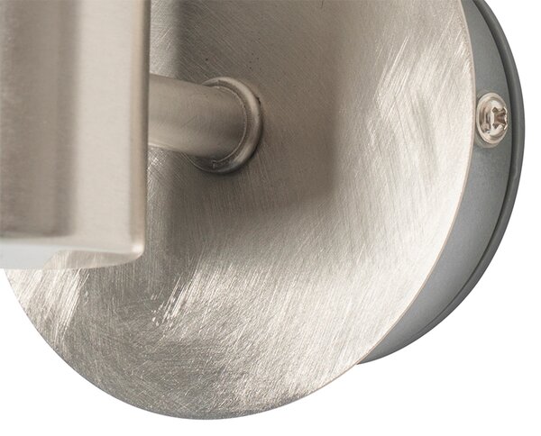 Applique da parete moderna in acciaio IP44 - Cederic Up