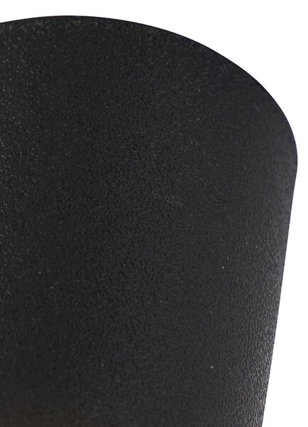 Faretto da soffitto moderno nero con LED IP55 - Livia