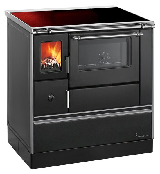 Forno da cucina Westminster K 176 F/A 90, colore nero, piano cottura in vetroVetroceramica, vano cottura posizionato a destra