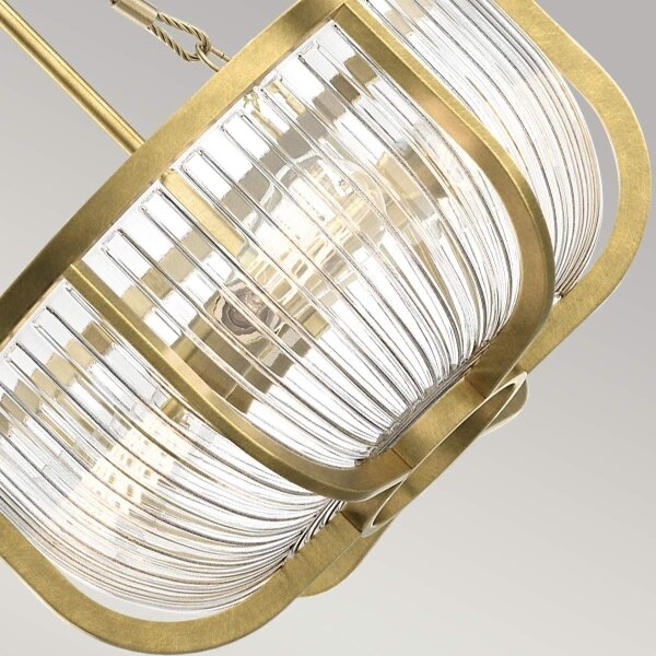 Quintiesse QN-ROUX3-NBR - Lampadario a catena ROUX 3xE27/60W/230V dorato
