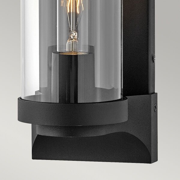 Quintiesse QN-PEARSON-M-TK - Applique da esterno PEARSON M 1xE27/60W/230V IP44 nera