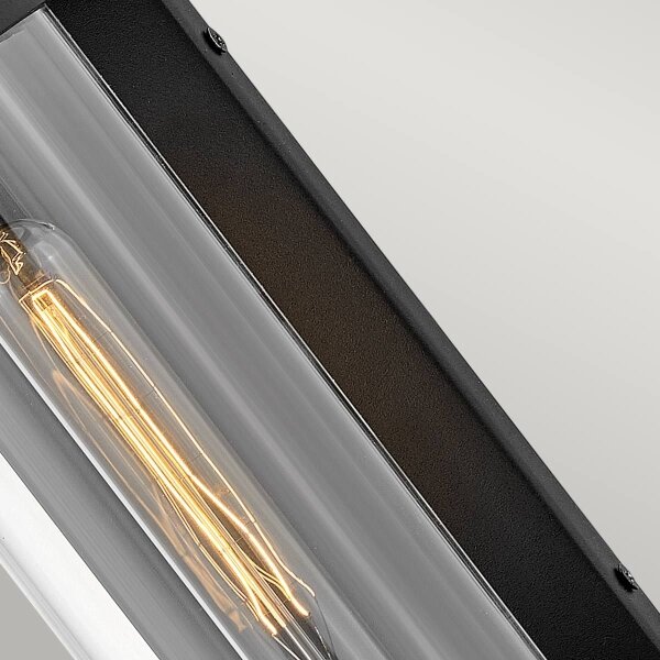 Quintiesse QN-PEARSON-M-TK - Applique da esterno PEARSON M 1xE27/60W/230V IP44 nera