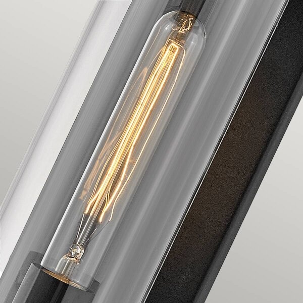 Quintiesse QN-PEARSON-M-TK - Applique da esterno PEARSON M 1xE27/60W/230V IP44 nera