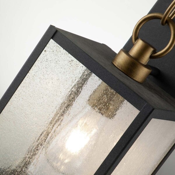 Quintiesse QN-LAHDEN2-M-WZC-lampada da esterno LAHDEN M 1xE27/60W/230V IP44 nero/oro