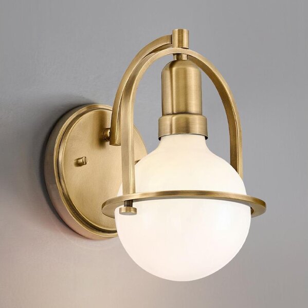 Quintiesse QN-SOMERSET1-HB - Lampada da parete SOMERSET 1xE27/60W/230V dorata