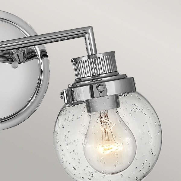 Quintiesse QN-POPPY2-PC-BATH Applique da parete per bagno POPPY 2xE27/60W/230V IP44 cromo lucido