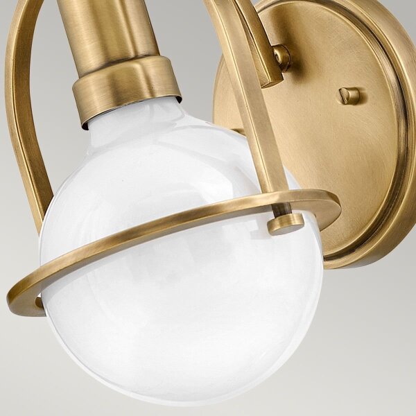 Quintiesse QN-SOMERSET1-HB - Lampada da parete SOMERSET 1xE27/60W/230V dorata