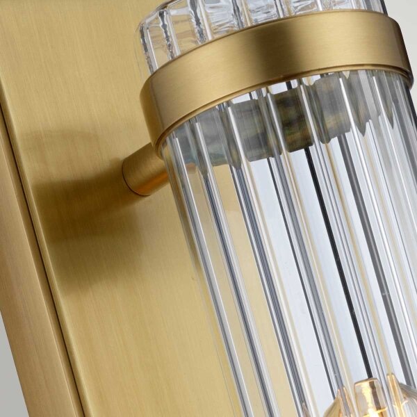 Quintiesse QN-WELLINGTON1-AB-Applique da bagno WELLINGTON 1xE27/60W/230V IP44 finitura oro