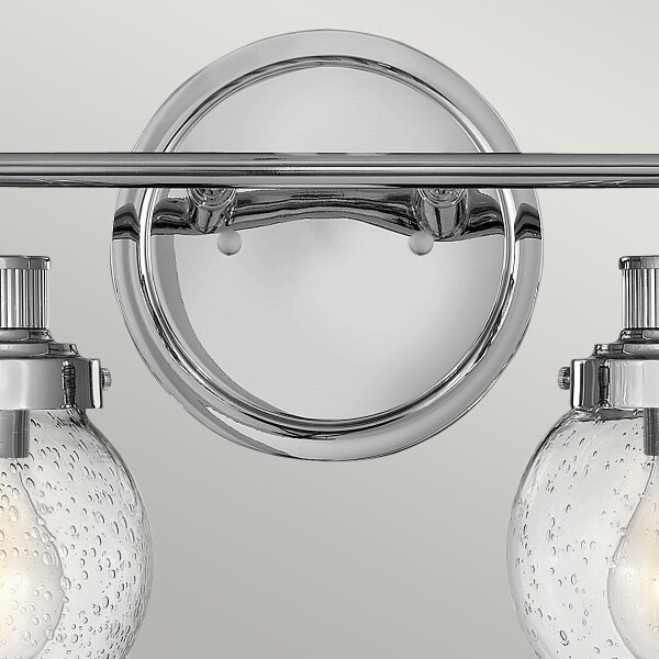 Quintiesse QN-POPPY2-PC-BATH Applique da parete per bagno POPPY 2xE27/60W/230V IP44 cromo lucido