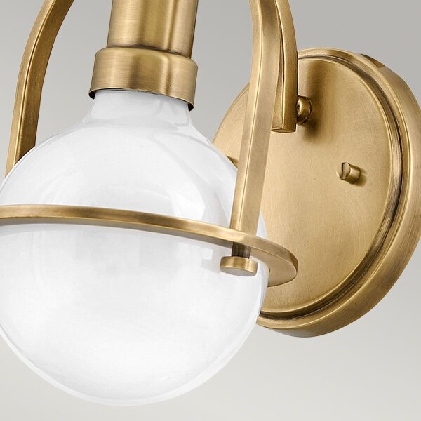 Quintiesse QN-SOMERSET1-HB - Lampada da parete SOMERSET 1xE27/60W/230V dorata