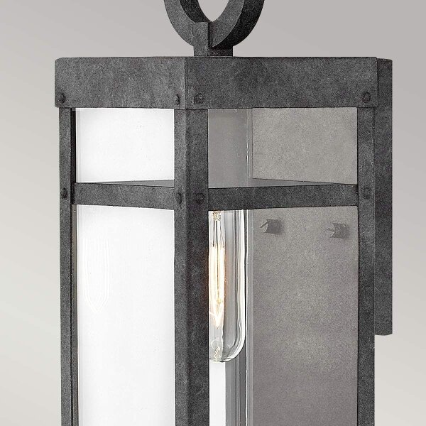 Quintiesse QN-PORTER-S-DZ - Applique da esterno PORTER S 1xE27/60W/230V IP44 nero