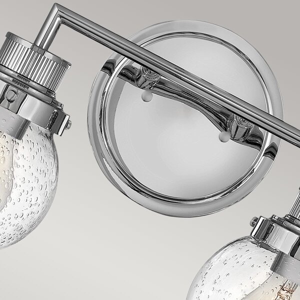 Quintiesse QN-POPPY2-PC-BATH Applique da parete per bagno POPPY 2xE27/60W/230V IP44 cromo lucido