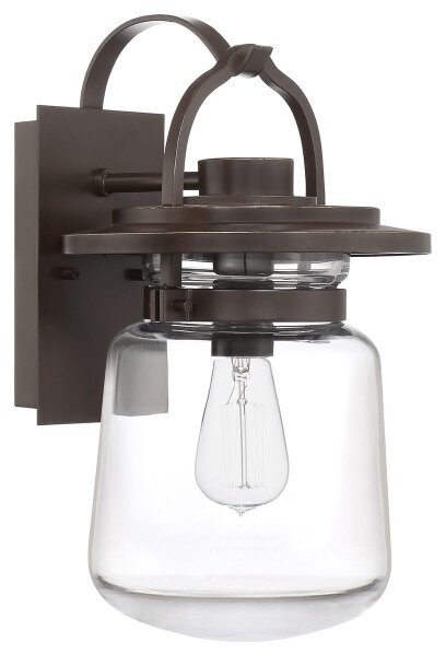 Quintiesse QN-LASALLE-M-WT-lampada da parete per esterni LASALLE M 1xE27/60W/230V IP44 bronzo