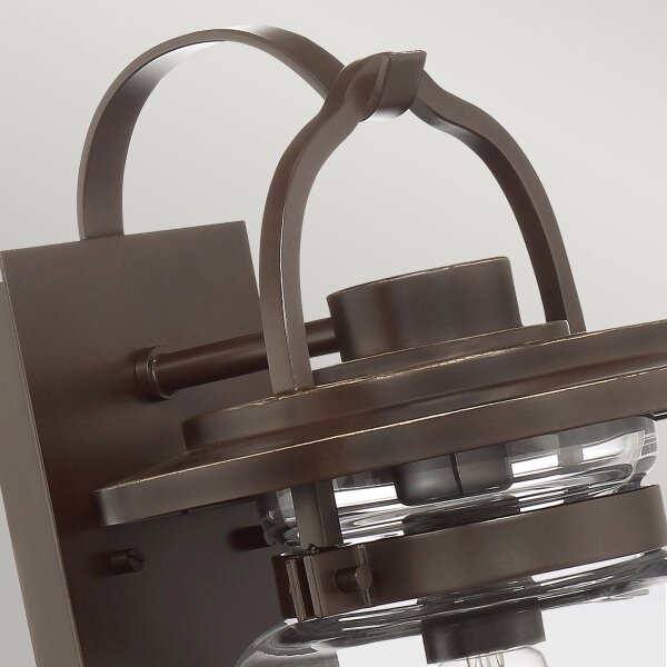 Quintiesse QN-LASALLE-M-WT-lampada da parete per esterni LASALLE M 1xE27/60W/230V IP44 bronzo