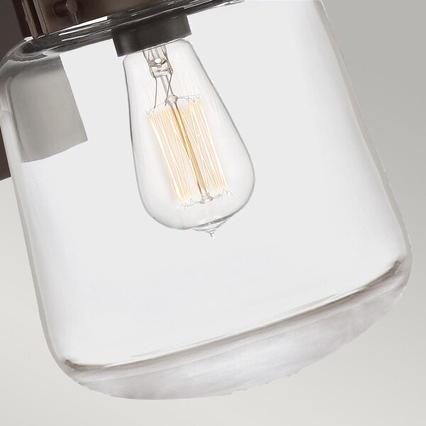 Quintiesse QN-LASALLE-M-WT-lampada da parete per esterni LASALLE M 1xE27/60W/230V IP44 bronzo