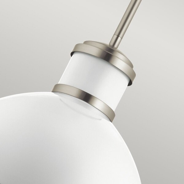 Quintiesse QN-TOLLIS-P-BN - Lampadario a stelo TOLLIS 1xE27/40W/230V cromo opaco