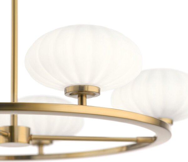 Quintiesse QN-PIM5-FXG -LED Lampadario da bagno su asta PIM 5xG9/3W/230V IP44 dorato