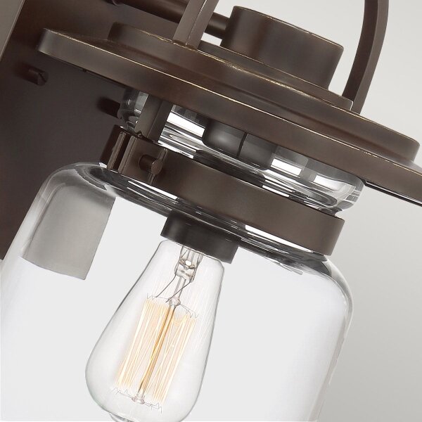 Quintiesse QN-LASALLE-M-WT-lampada da parete per esterni LASALLE M 1xE27/60W/230V IP44 bronzo