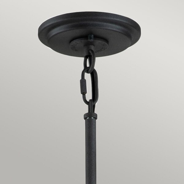 Quintiesse QN-SILAS-8P-DZ - Lampadario a stelo SILAS 8xE27/60W/230V nero/oro