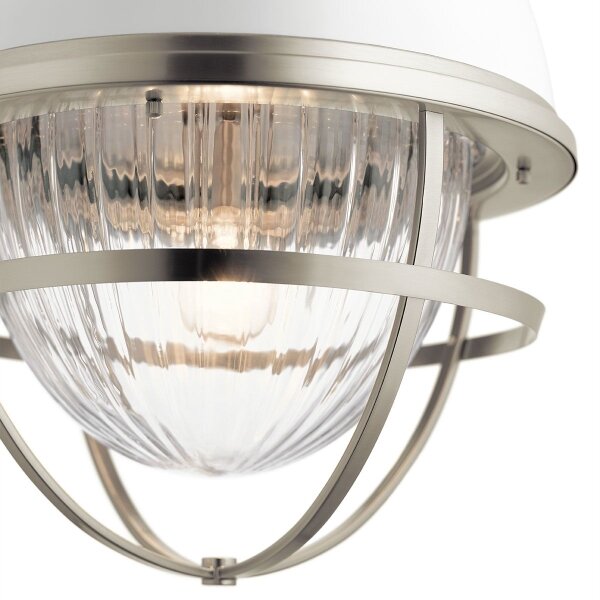 Quintiesse QN-TOLLIS-P-BN - Lampadario a stelo TOLLIS 1xE27/40W/230V cromo opaco