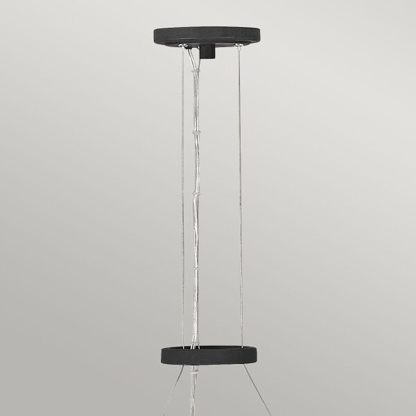 Quintiesse QN-WILLOW6-CBK - Lampadario sospeso su cavo WILLOW 6xE14/40W/230V oro/nero