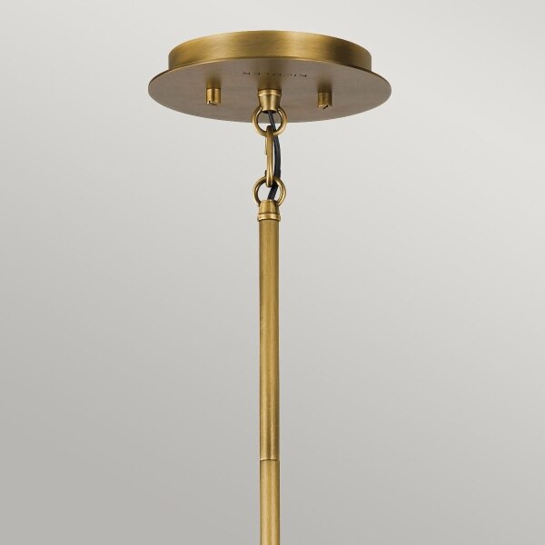 Quintiesse QN-LINARA-6P-BK - Lampadario a stelo LINARA 6xE14/60W/230V nero/oro