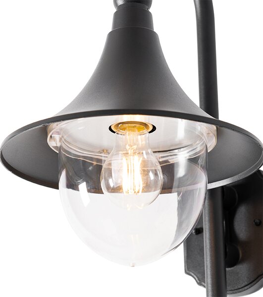 Lampada da parete per esterni classica nera IP44 - Daphne