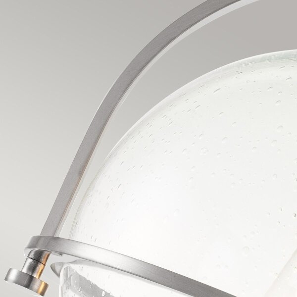 Quintiesse QN-SOMERSET-F-C-BN - Lampada da soffitto SOMERSET 1xE27/60W/230V, finitura cromo satinato