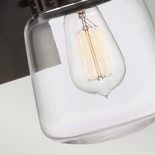 Quintiesse QN-LASALLE-S-WT Lampada da parete per esterni LASALLE S 1xE27/60W/230V IP44 bronzo