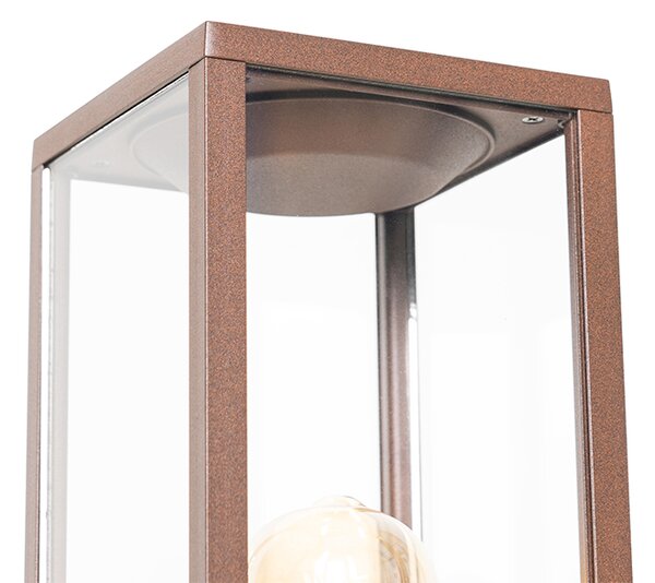 Lampada da esterno industriale in piedi marrone ruggine 80 cm IP44 - Charlois