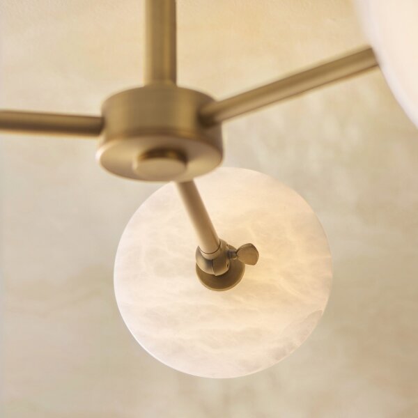 Endon 120036 - Lampadario a stelo CERCHIO 3xG9/5W/230V ottone