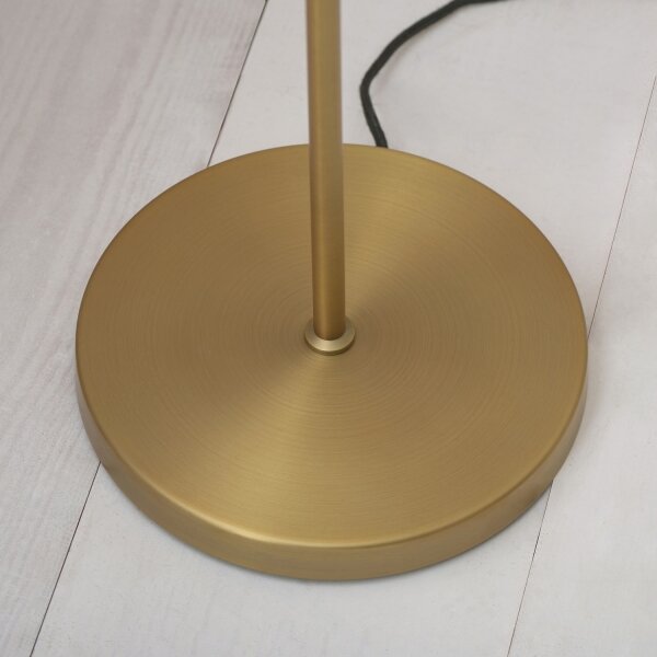 Endon 120042 - Lampada da terra CERCHIO 3xG9/5W/230V in ottone