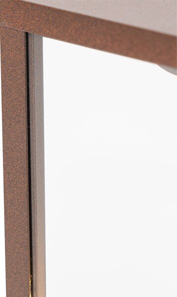Lampada da esterno industriale in piedi marrone ruggine 40 cm IP44 - Charlois