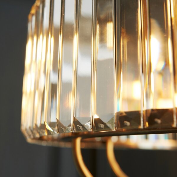 Endon 119611 - Lampadario a catena VISCONTI 8xE14/6W/230V ottone