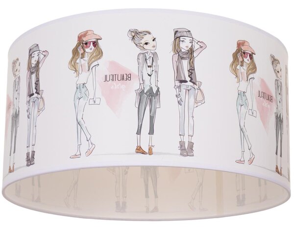 Plafoniera per cameretta GIRLS VIBES 1xE27/60W/230V diam. 40 cm per ragazze