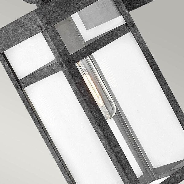 Quintiesse QN-PORTER-M-DZ - Lampada da parete esterna PORTER M 1x E27/60W/230V IP44 nero