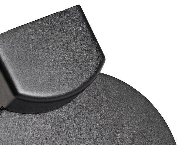 Lampada da parete per esterni nera con LED IP54 sensore di movimento - Esmee