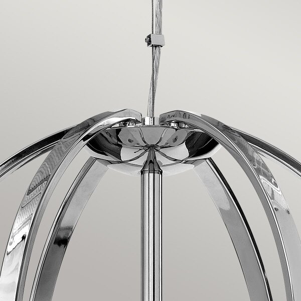 Quintiesse QN-MONDO3 - Lampadario LED a sospensione con cavo MONDO 3xG9/3W/230V, finitura cromo lucido