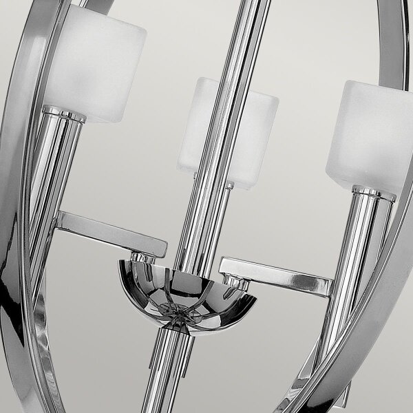 Quintiesse QN-MONDO3 - Lampadario LED a sospensione con cavo MONDO 3xG9/3W/230V, finitura cromo lucido