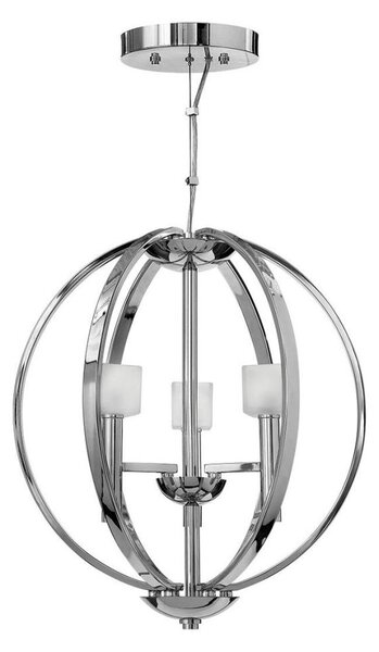 Quintiesse QN-MONDO3 - Lampadario LED a sospensione con cavo MONDO 3xG9/3W/230V, finitura cromo lucido