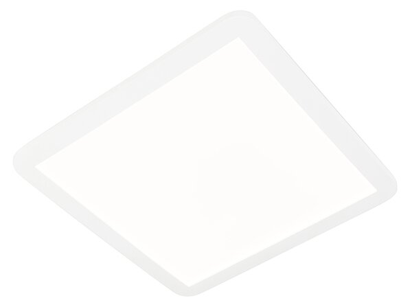 Soffitto bianco 40 cm con LED dimmerabile a 3 gradini IP44 - Steve