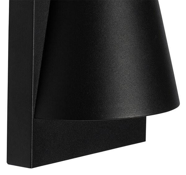 Lampada da parete per esterni di design nero IP44 - FEMKE