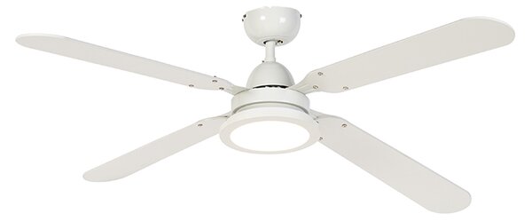 Ventilatore da soffitto bianco con telecomando - Fanattic