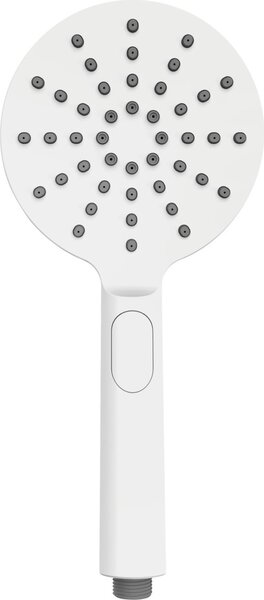 WENKO Soffione doccia DESIGN Bianco Ø 12 cm Doccia a mano Universale Spa Benessere