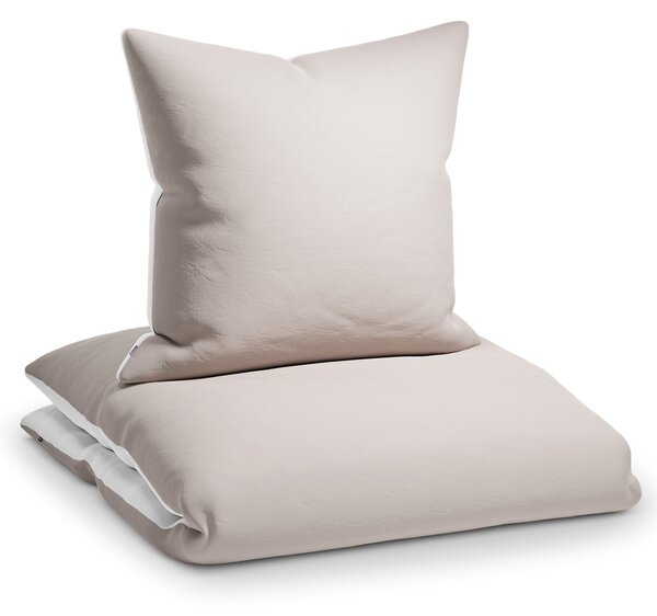 Sleepwise Soft Wonder-Edition, biancheria da letto, 135x200 cm, talpa/bianco