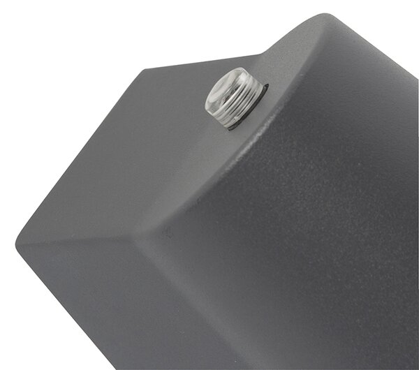 Lampada da esterno moderna antracite incl. LED con sensore crepuscolare - Uma