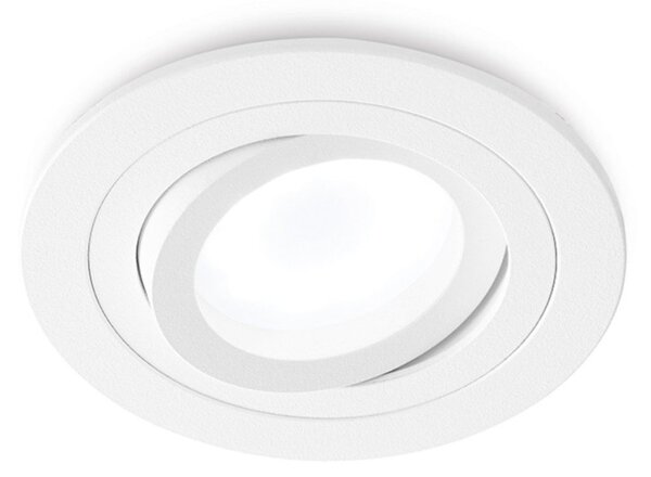 Faretto incasso gea led gfa091 gu10 led orientabile cartongesso tondo moderno - Gea Led
